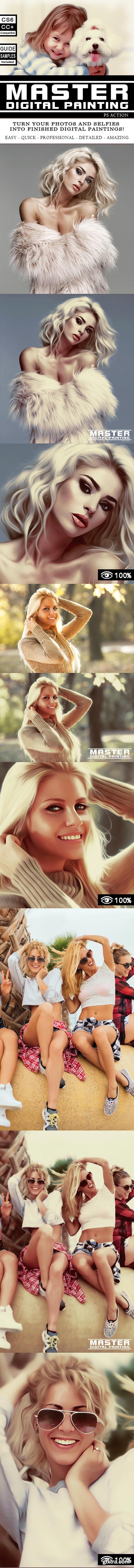 Graphicriver Master Digital Painting - PS Action 19462634