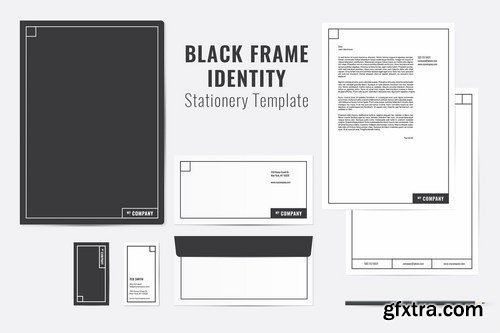 Black Frame Identity Templates