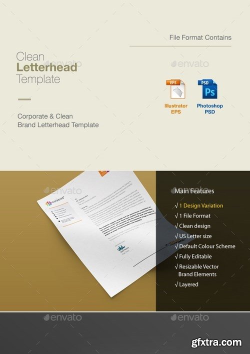 GraphicRiver - Corporate Business Letterhead Template 20985360