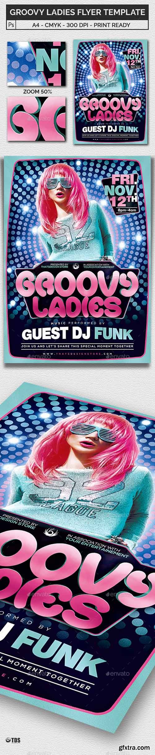 Graphicriver - Groovy Ladies Flyer Template 18602793