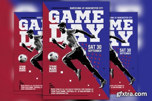 CM - Soccer Game Day Flyer Template 2040501