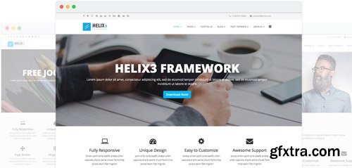 JoomShaper - Helix3 v2.4 - Best Template Framework for Joomla