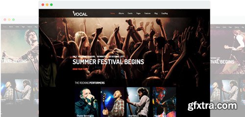JoomShaper - Vocal v2.1 - Music Events & Dance and Night Club Joomla Template