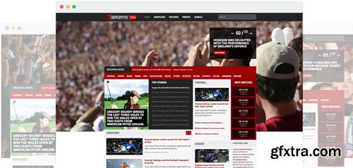 JoomShaper - SportsOn v1.5 - Mega Sports Template for Joomla