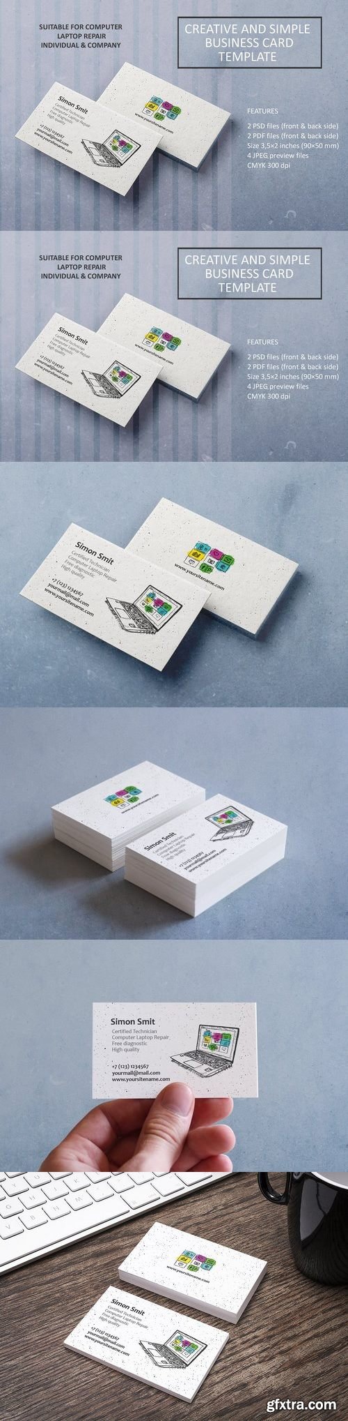 CM - Creative & Simple Business Card Temp 1432081