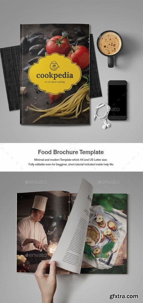 GraphicRiver - Food Brochure Template 18997542