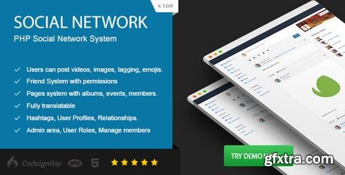 CodeCanyon - Social Network v1.0.0 - PHP Social Networking System - 20886382