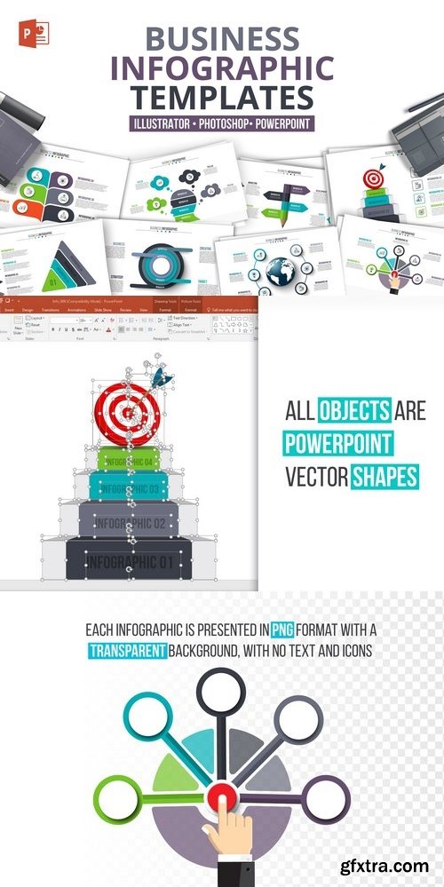 CM - Business powerpoint infographics 1418742