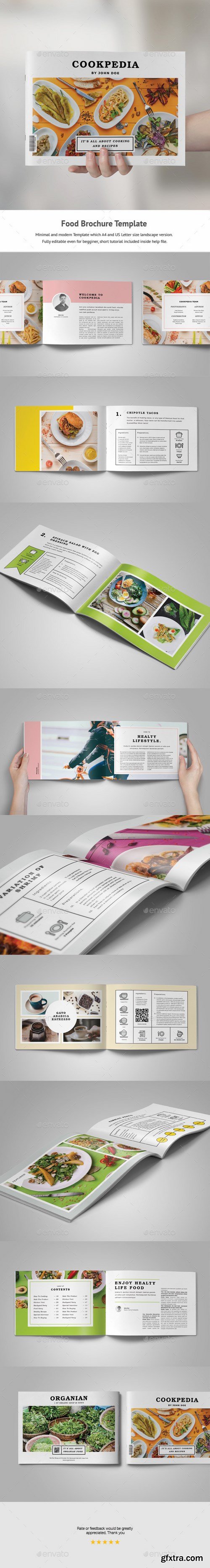 GraphicRiver - Food Brochure Template 20473448
