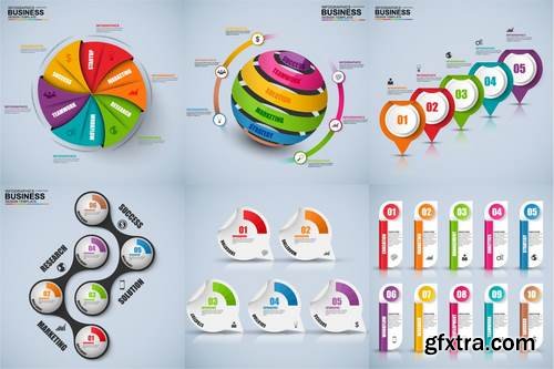 Business 3D Infographics