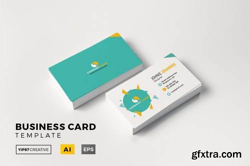 Corporate Business Card - Design Studio Template