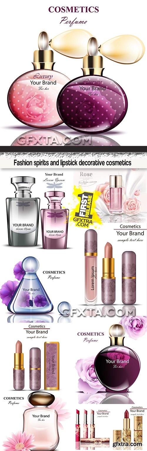 Fashion spirits and lipstick decorative cosmetics