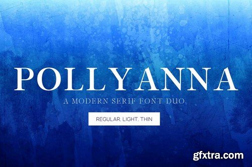 CM - Pollyanna - A Modern Serif Font Duo 2116077
