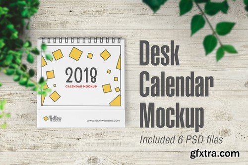 CM - Desk Calendar Mockup 2108065