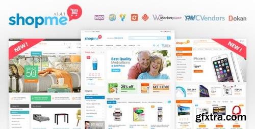 ThemeForest - ShopMe v1.4.1 - Multi Vendor Woocommerce WordPress Theme - 12701244 - NULLED