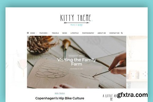 Kitty v1.0.0 - A Blog WordPress Theme - CM 2104568