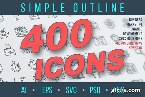 CM - Outline Icons Pack 2119231