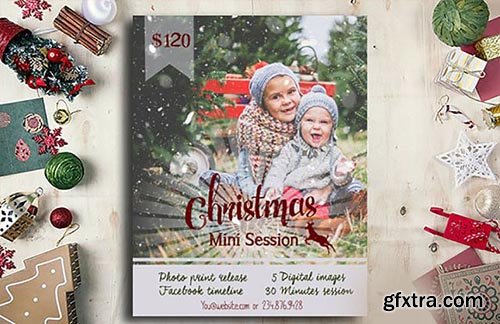 CreativeMarket - Christmas Mini Session Template 2110031