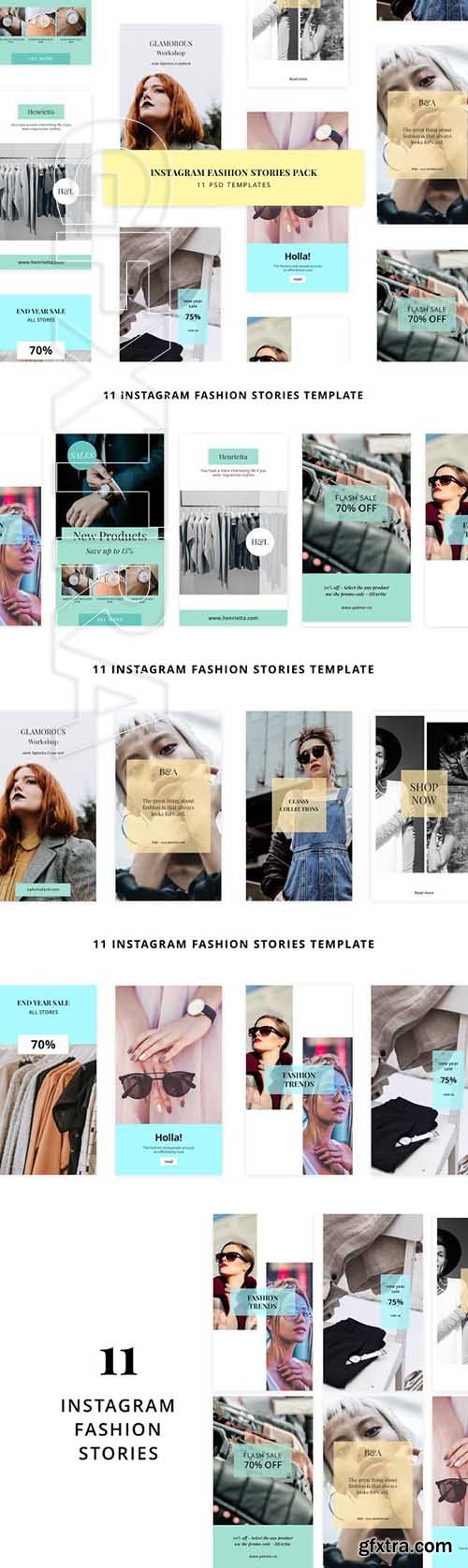 CreativeMarket - Instagram Fashion Stories Pack 2128383