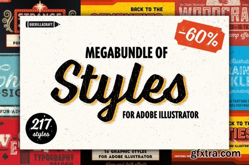CreativeMarket Megabundle of Illustrator Styles 1995086