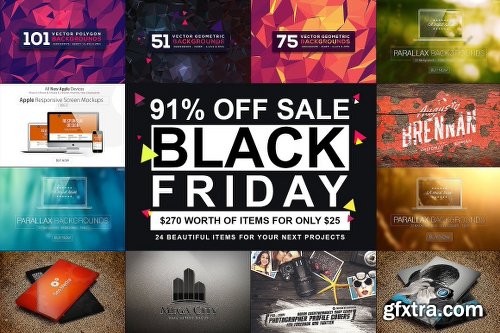 CreativeMarket Full Shop - Black Friday Bundle 2076506