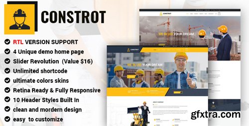 ThemeForest - Construction v1.0 - Construction Template for Architect and Construction - 20570880