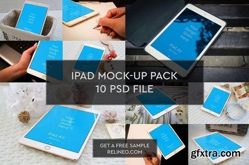 CM - iPad Mock up 10 PSD Pack 1928371