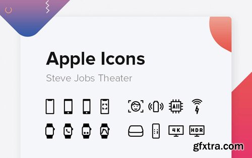 SVG Vector Web Icons - Apple Icons