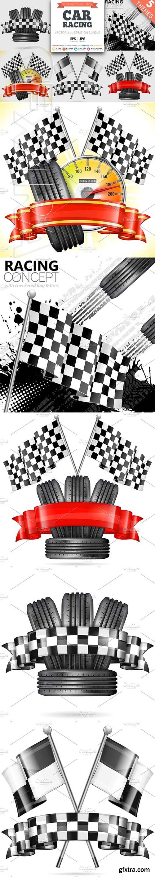 CreativeMarket - Car Racing 2096488