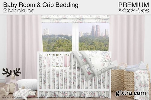 CreativeMarket Baby Room & Crib Bedding Set 1815527