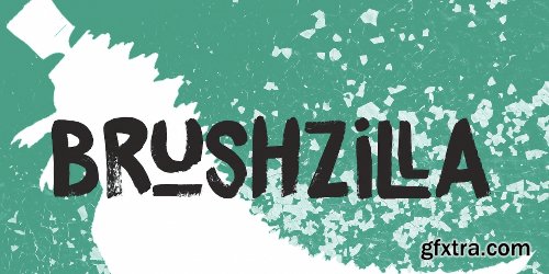 Brushzilla Font Family - 2 Fonts