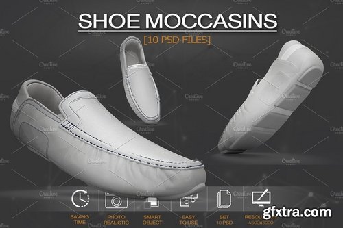 CM - Shoe Moccasins Mockup 2133398