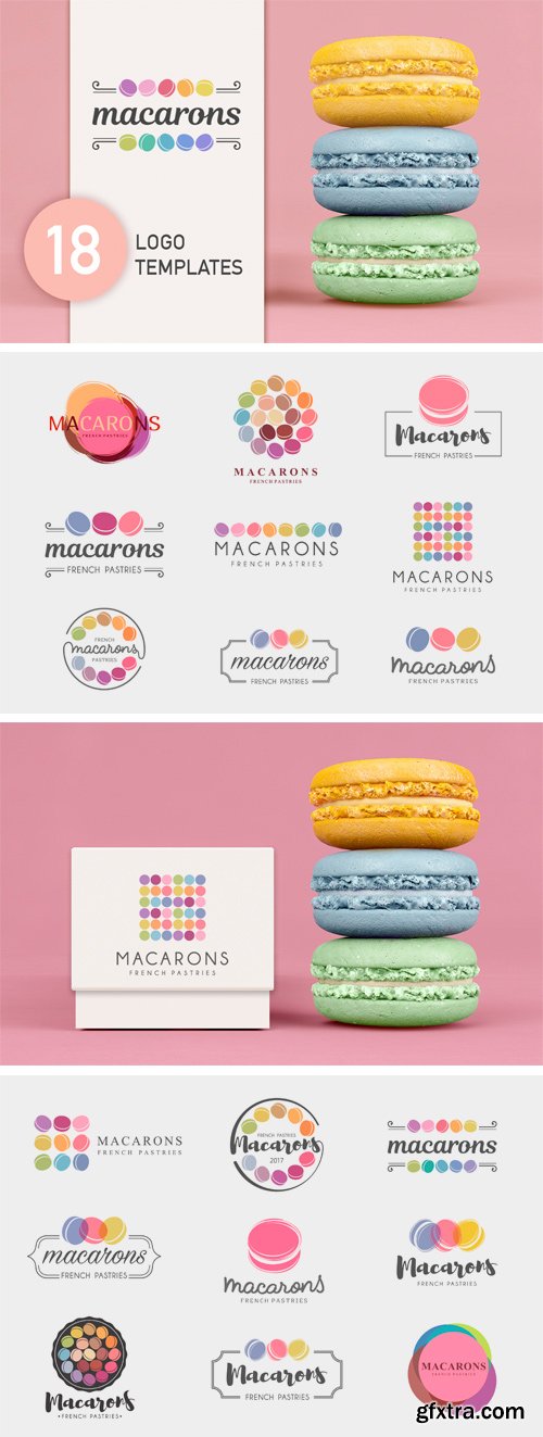 CM - Macarons Logo Set 2114261