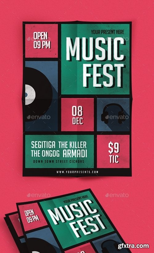 GraphicRiver - Music Fest Flyer 21142375