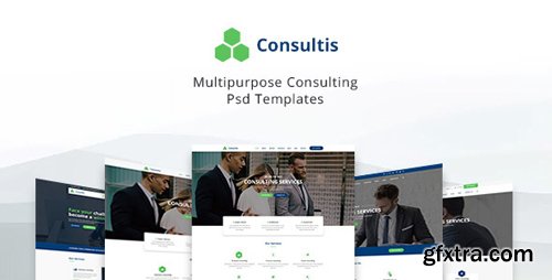 ThemeForest - Consultis v1.0 - Multipurpose Consulting PSD Templates - 21015425