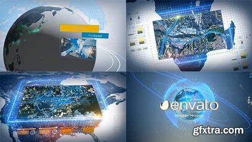 Videohive Digital Earth Motion Graphics 18998389