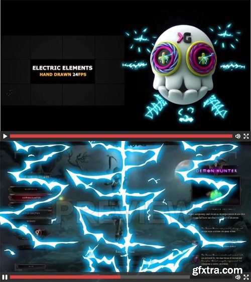 MotionArray - Electric Elements & Transitions - 53974
