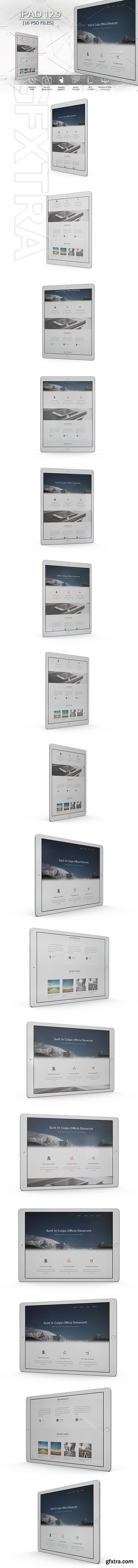 CreativeMarket - iPad 12.9 Vol.2 Mockup 2133480