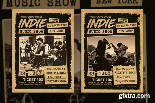 GraphicRiver - Indie Music Show Flyer 21150635