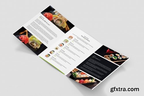Brochure – Sushi Restaurant Tri-Fold A5