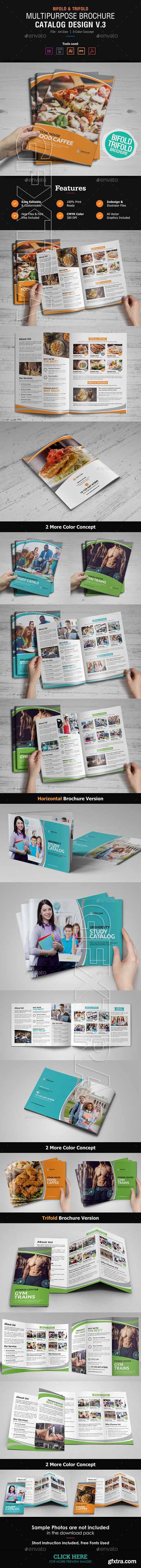 GraphicRiver - Multipurpose Brochure Catalog Design v3 21138316