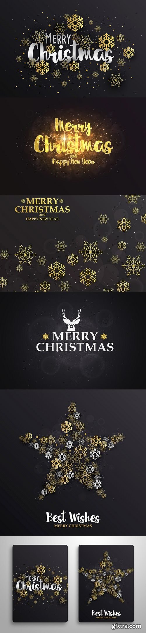 CM - Set of Merry Christmas backgrounds 1067695