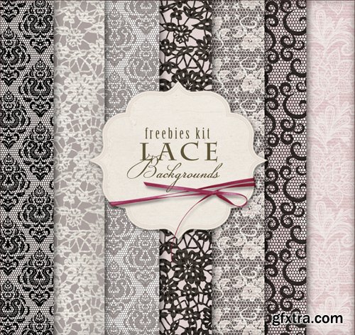 Lace Backgrounds with Ornament
