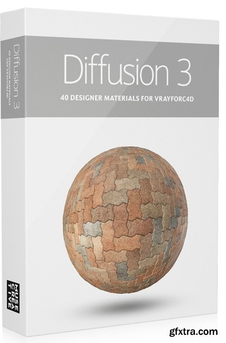 Diffusion3 Designer Shaders for VrayforC4D Cinema 4D