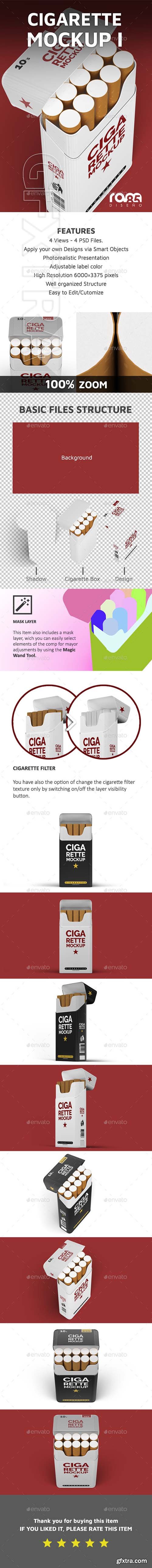 GraphicRiver - Cigarette Mockup I 21153855
