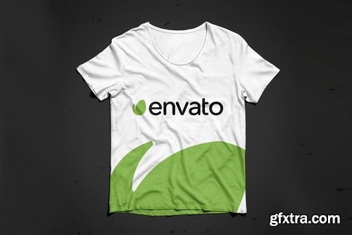 White T-Shirt Mock-Up Design of Envato 2018