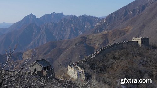 4k great wall of china