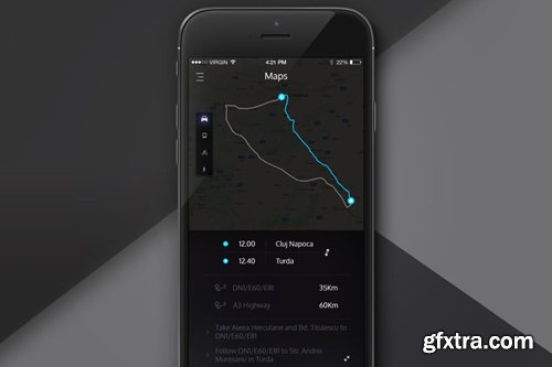 Direction/Maps App Screen