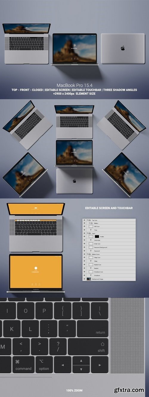 CM - MacBook Pro 15 Mockups 1901699