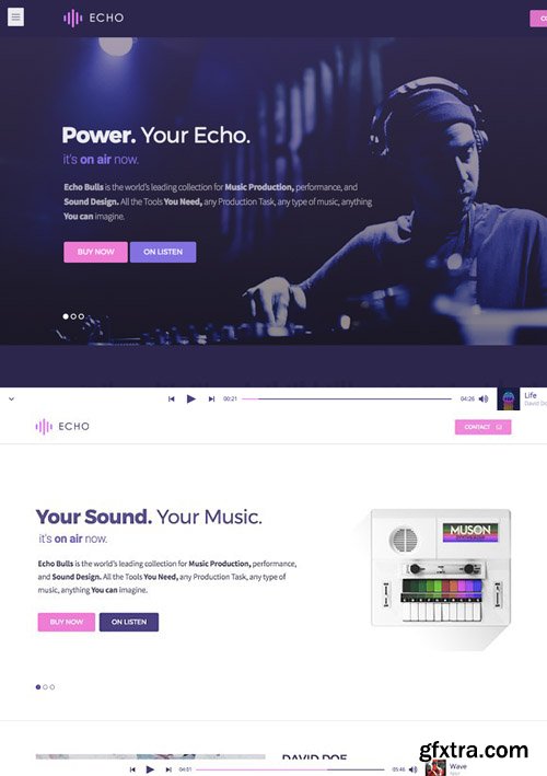 EchoBulls v1.3 - Echo Ultra WP Elementor Music Theme - CM 2146910